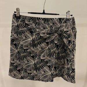 Zara Linen Blend Wrap Skort (Size: XS)